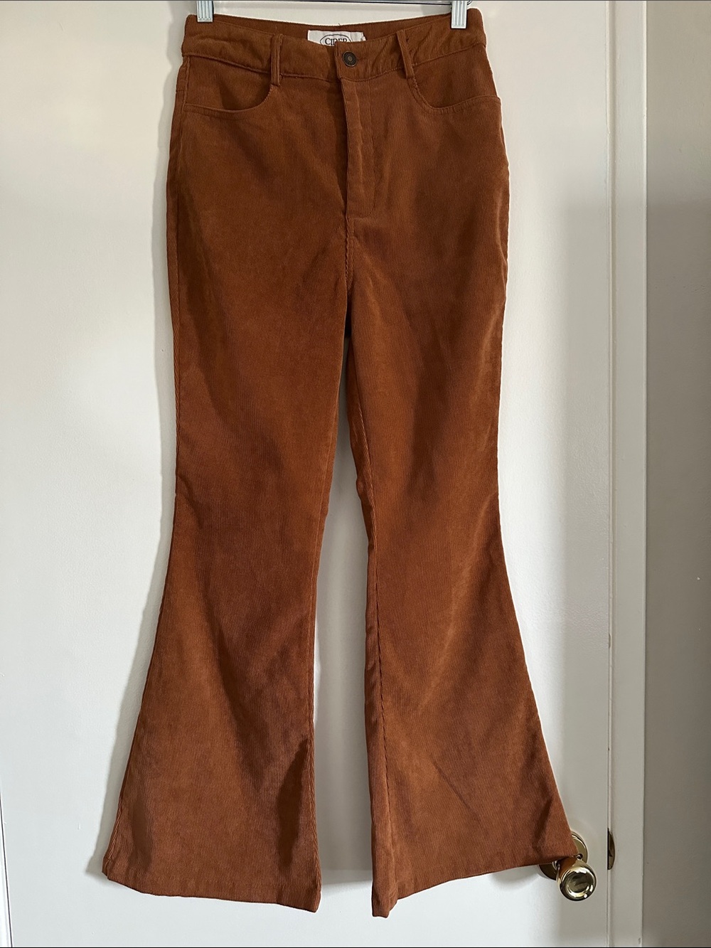 Cider Women’s Corduroy Flare Pants Brown Size XS